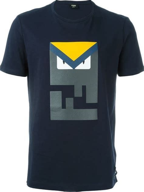 fendi tişört erkek|fendi blue t shirts.